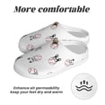 thumbnail image 6 of Lsque Bbaseball Dog Pattern Womens Comfort Cotton on Scuff With Memory Foam and Anti-skid Sole Slipper-37/38, 6 of 7