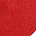 thumbnail image 6 of 6Pcs Round Woven Placemats For Dining Tables,Washable Round Braided Placemats,Round Woven Table Placemats,Woven Heat Resistant Non Slip Dining & Kitchen Table Mats Placemat,Red,14.96", 6 of 8