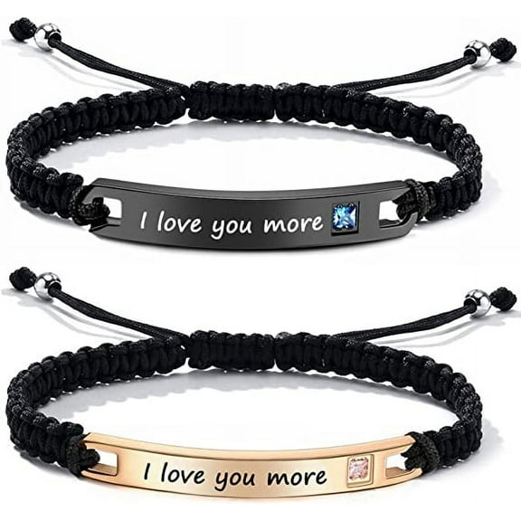 I Love You Adjustable Cremation Memorial Urn Bracelet for Ashes Braided Ashes Bracelets for Men Women Urn Bracelet Keepsake Urn Bracelet