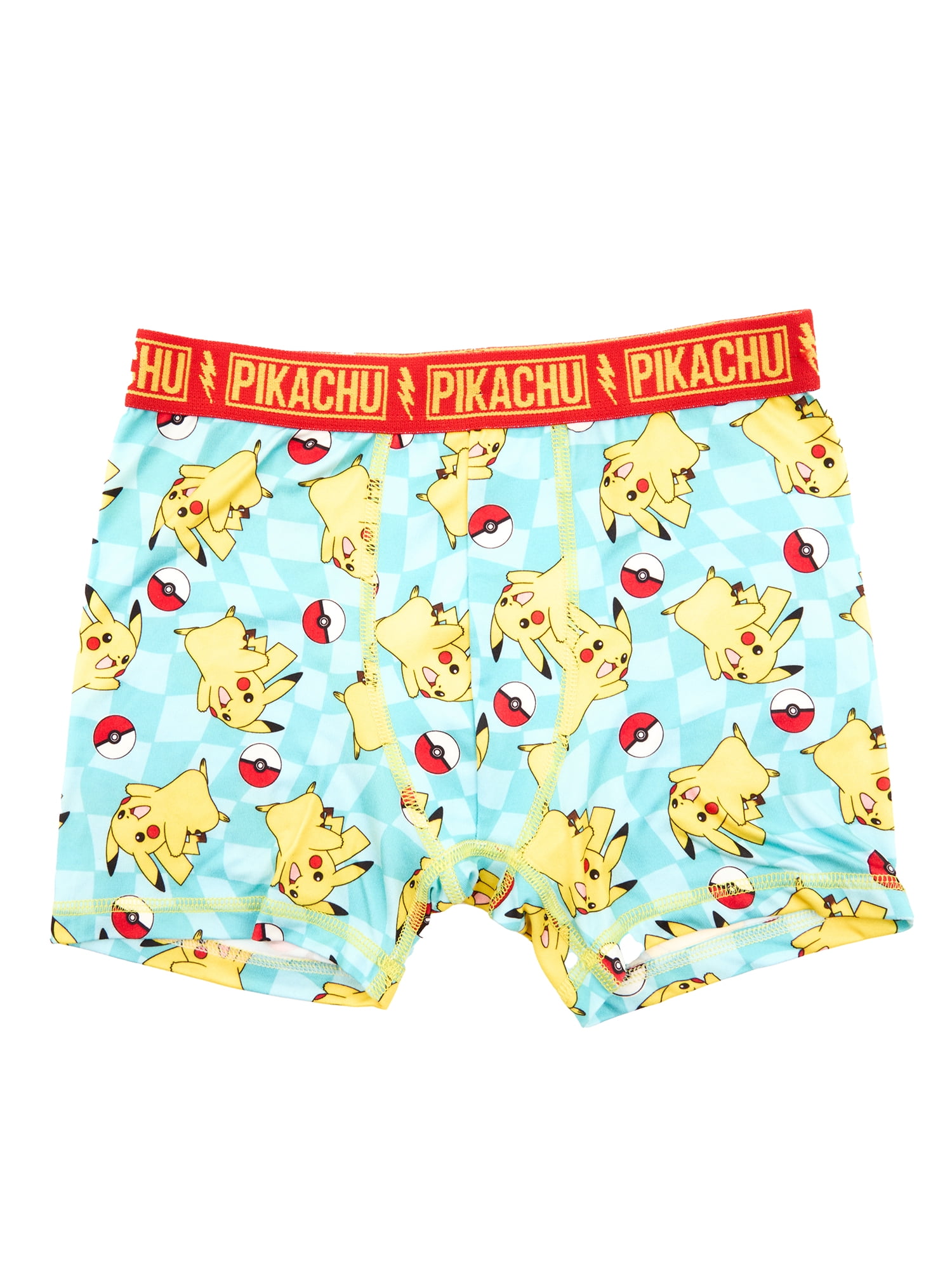 Pokémon Boys Boxer Brief Underwear, 4-Pack, Sizes XS-XL