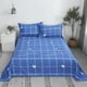 thumbnail image 2 of Juego de cama de tres piezas, sábana + funda de almohada, sábana de tres piezas, sarga, lijado, multiespecificación., 2 of 6