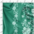 thumbnail image 2 of Soimoi Green Fabric - By the Yard - 54 Inch Wide - Floral & Leaves Panel Material - Nature's Tapestry with Florals and Leaves in a Decorative Panel Printed Fabric, 2 of 6