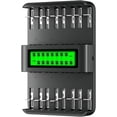 thumbnail image 2 of 16 AAA 1100mAh High Capacity Low Self Discharge 1.2v Ni-MH Rechargeable Batteries with 16 Slots Intelligent Fast LCD Indicator USB Battery Charger For 1.2V AA AAA C D Size Ni-MH Batteries, 2 of 10