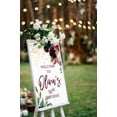 thumbnail image 4 of Darling Souvenir MADE WITH LOVE PersonalizedWelcomeBirthdaySignWatercolor flower,Large Decorative Poster For Birthday Party, Celebrations- 18x12, 4 of 5