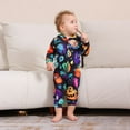 thumbnail image 6 of Hotiary Family Matching Halloween Onesie Pajamas, Funny Vacation Pumpkin Print One Piece Pjs, Hooded Holiday Jammies Sleepwear Nightwear Loungewear for 3M-2XL, 6 of 8