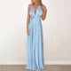 thumbnail image 5 of mfyjkho Vestidos de verano para mujer, Vestido de mujer con falda larga, sin espalda, estilo vendaje, multiusos, de color liso y múltiples cuerdas Vestidos de fiesta para mujer xl, 5 of 9