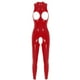 thumbnail image 3 of Catsuit de látex para mujer, trajes brillantes de aspecto húmedo, charol erótico, leotardo con entrepierna abierta, ropa de discoteca de baile en barra, 3 of 5