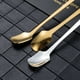 thumbnail image 4 of Cucharas de té helado con mango largo, cucharas de café cuadradas de acero inoxidable de 14,5 cm, ideal para uso doméstico, fiesta o bar, paquete de 8, 4 of 5