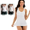 thumbnail image 2 of Women's Shapewear Cami with Built-in Bra Tummy Firm Control Camisole Tank Top Underskirts Shapewear Body Shaper (White, X-Large), 2 of 7