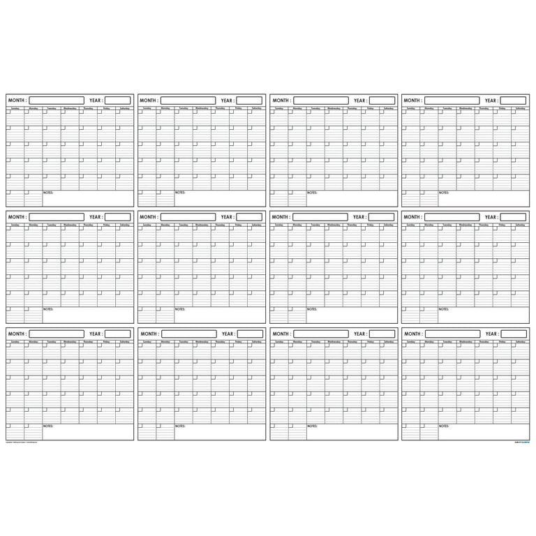 swiftglimpse-xlarge-yearly-wet-dry-erase-wall-calendar-planner-for-office-home-academic-12-month-walmart-com