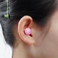 thumbnail image 3 of 2/4/6/12/20 Pcs Bouchons d'Oreilles en Coton Cire Portable Bouchons d'Oreilles Pétrables Cire Rose Isolation Sonore Réduction de Bruit Bouchon d'Oreille Unisexe 20 Pcs, 3 of 6