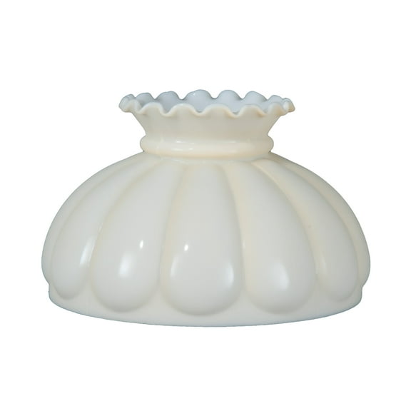 B&P Lamp® 9 7/8" Shade, Melon, Cream Bg.