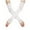 Beige, variant on Elbow Length Fingerless Opera Gloves for Evening Party Elegant Stretchy Satin formal Wear Accessories Size:One Size