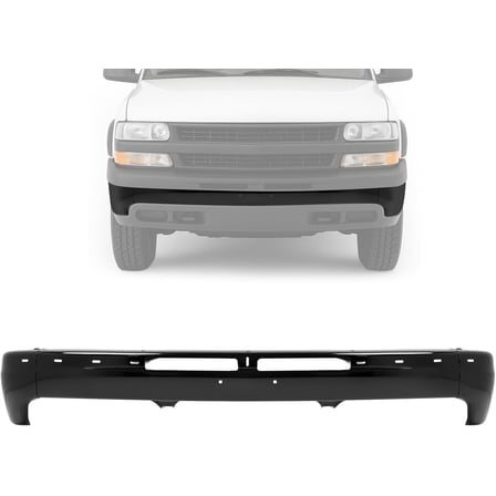 Kojem Front Bumper Face Bar for 1999-2006 Chevy/Chevrolet Silverado 1500/1500 HD/2500/2500 HD/3500, Suburban 1500/2500, Tahoe Replace For 12335826-PFM GM1002375