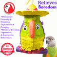 thumbnail image 4 of Bonka Bird Toys 2587 Pinata Parrot Forage Chew Shred Medium Parrot Cage Toy Pet, 4 of 7
