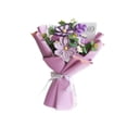 thumbnail image 4 of Ramo de flores de ganchillo de 45 cm, regalo de bendición eterna, decoración navideña artificial Púrpura, 4 of 9