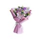 thumbnail image 4 of Ramo de flores artificiales de ganchillo de 17,7 pulgadas para arreglos florales. Púrpura, 4 of 9