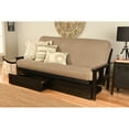 thumbnail image 5 of Kodiak Furniture Monterey Black Storage Sofa with Stone Gray Fabric Mattress, 5 of 5
