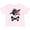AD-Pink, variant on Grunge Pirate Skull and Cross Bones Boys or Girls Toddler T-Shirt