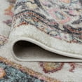 thumbnail image 4 of Traditional Area Rug (4' x 6' Oval) Oriental Taupe, Cream Indoor Oval Easy to Clean, 4 of 4