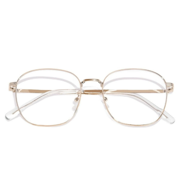Gafas de protección UV cuadradas de metal OPTOFENDY que bloquean la luz azul