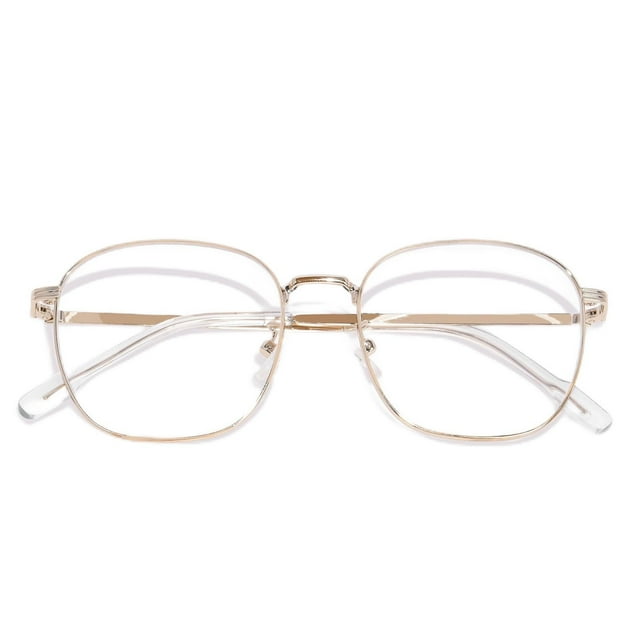 Gafas de protección UV cuadradas de metal OPTOFENDY que bloquean la luz azul