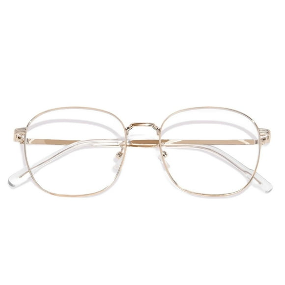 Gafas de protección UV cuadradas de metal OPTOFENDY que bloquean la luz azul