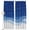 Blue, variant on Ombre Waves Blackout Curtains for Bedroom/Living Room, Pinch Pleated Black Out Curtains, Abstract Art Gradient Black Modern Room Darkening Window Drapes with Hooks 2 Panels, 59"x70"