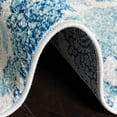 thumbnail image 6 of SAFAVIEH Madison Hope Floral Paisley Area Rug, Cream/Turquoise, 3' x 3' Round, 6 of 8