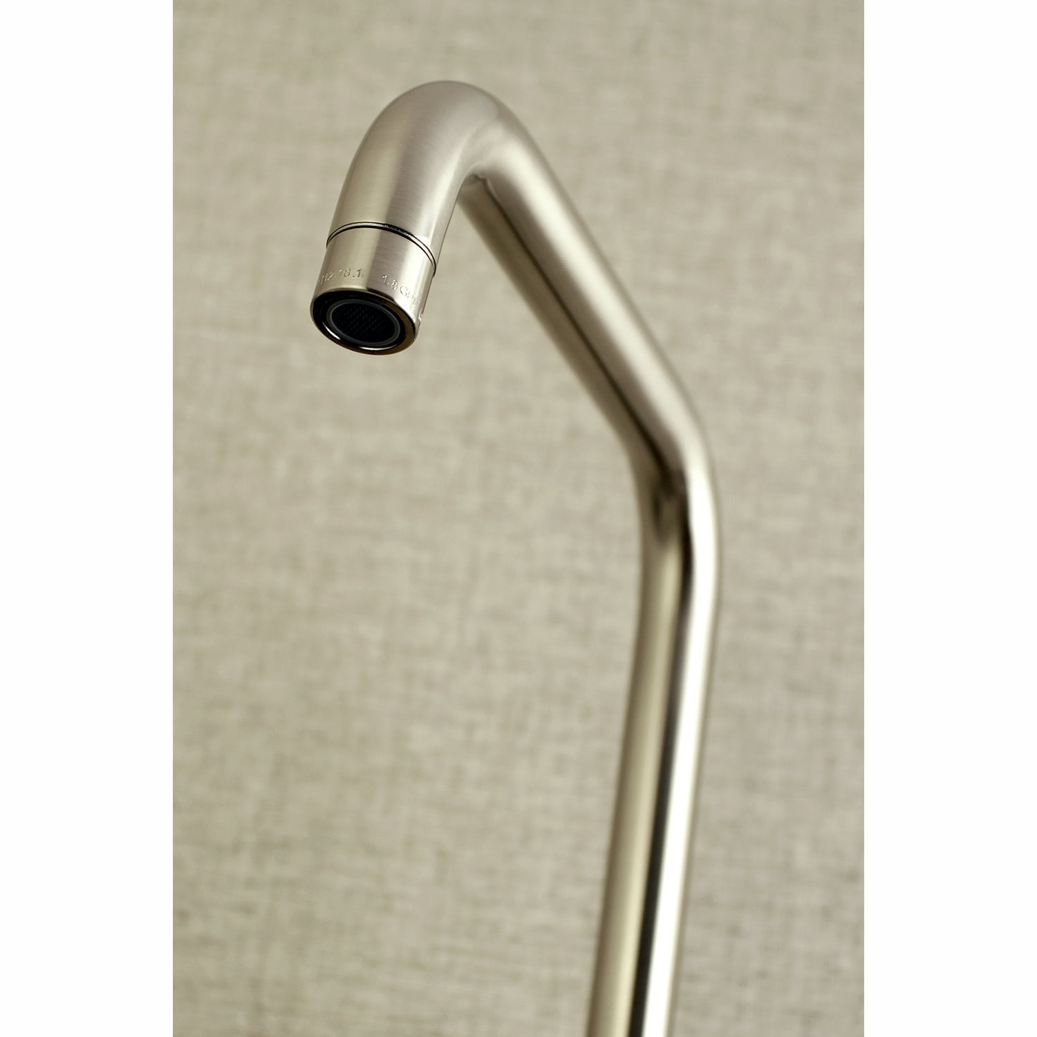 Kingston Brass Concord 8-Inch Centerset Wall Mount Kitchen Faucet, Brushed Nickel