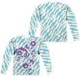 thumbnail image 1 of Powerpuff Girls - Purple Pattern (Front/Back Print) - Regular Fit Long Sleeve Shirt - Small, 1 of 2