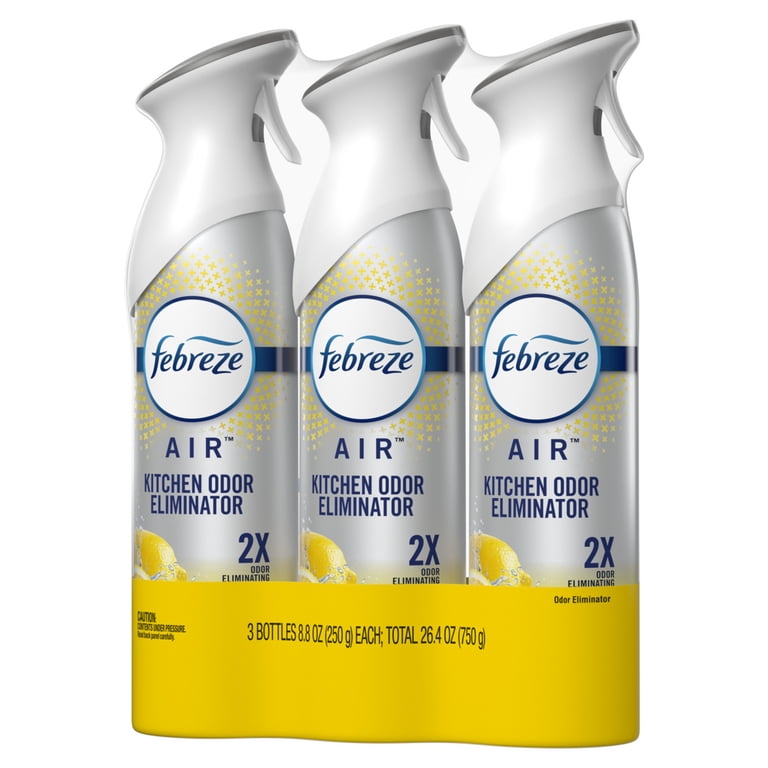 febreze air anti tobacco Febreze, Air Freshener Spray, 8.8 oz, Kitchen Odor Fighter 3 Pack
