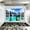 Color 4, variant on Kitchen Backsplash Peel and Stick Wall Murals Forest Window View Woodland Landscape Rustic Removable Mural 35.4"W x 23.6"H, Oil Proof Vinyl Wallpaper for Fireplace & Behind Stove
