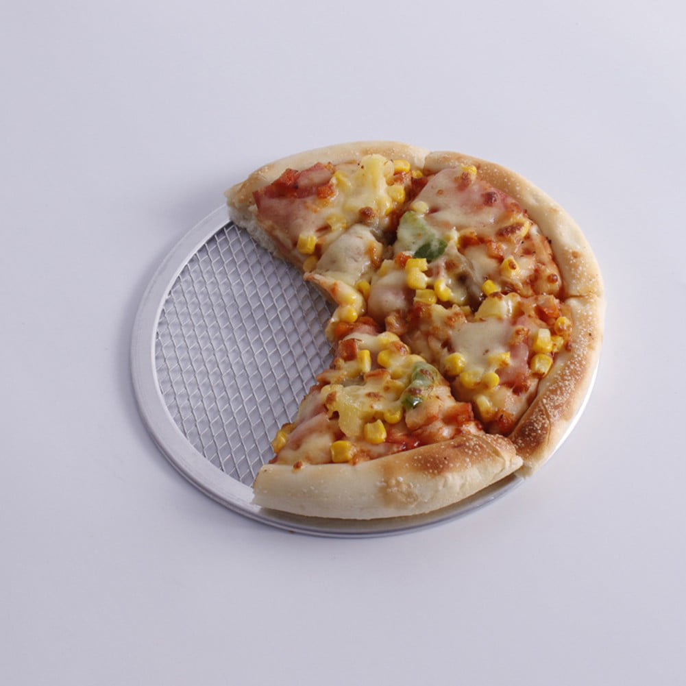 Pizza Stones Aluminum Mesh Pizza Screen Pasta Baking Tray Net Pizza 11 inch 