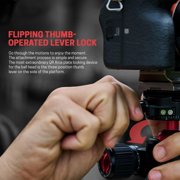 Everest H2 Ball Head with Arca-Type Quick Release and Lever-Release Clamp - 33Lbs capacity
