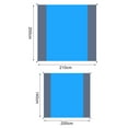 thumbnail image 4 of Cheers.US Beach Blanket Sand Proof, Extra Large Beach Mat Outdoor Picnic Blanket, Waterproof Foldable Picnic Mat with Portable Bag and 4 Stakes for Beach Travel Camping Hiking Fishing, 4 of 4