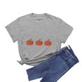 thumbnail image 6 of Godom Halloween Shirts for Women Halloween Ghost T-Shirts Pumpkin Graphic Shirt Short Sleeve Tops, 6 of 6