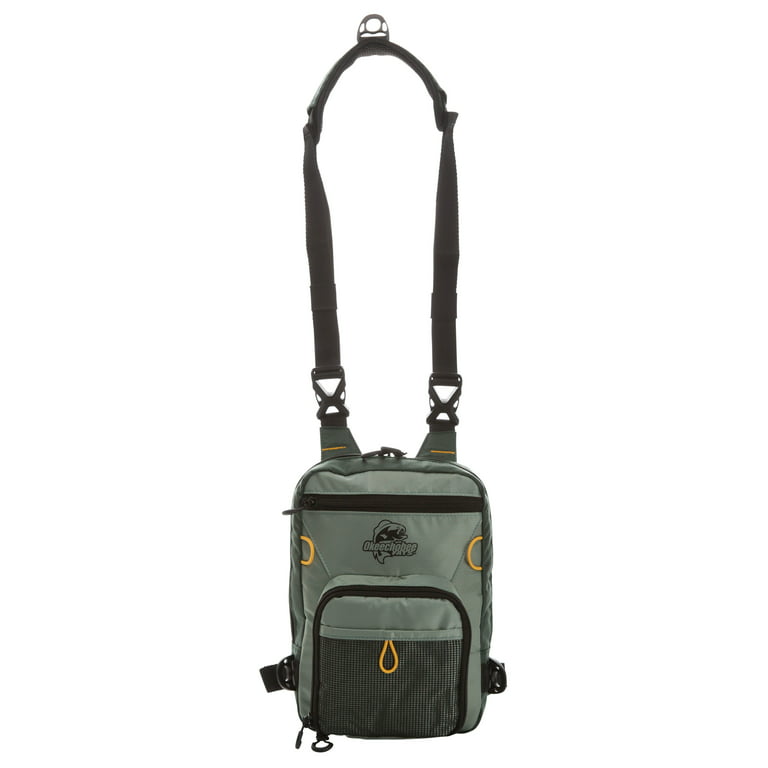 Okeechobee Fats Fly Fishing Tackle Bag Chest Pack, Small Soft-Sided,  Sagebrush, Polyester 