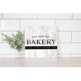 thumbnail image 2 of Bakery Fresh Daily White Woodgrain 12 x 12 Wood Wall Sign Plaque, 2 of 4
