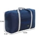 thumbnail image 3 of Bolsa de viaje plegable - Bolsa de gimnasio plegable de 25L con correa para equipaje, azul oscuro, 48x32x16cm, 3 of 6