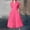 Red, variant on Nye Dresses for Women Summer Fashion Solid Color Button Tie Fold Pocket Long Sleeve Turndown Collar Dress Blue S