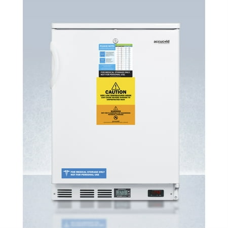 Built-in undercounter laboratory freezer capable of -30 C (-22 F)operation