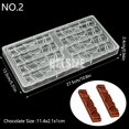 thumbnail image 1 of Molde de Chocolate de tira larga, molde de barra de gargantilla de policarbonato de plástico, moldes para dulces, decoración de pasteles, sartén de confitería, 1 of 4