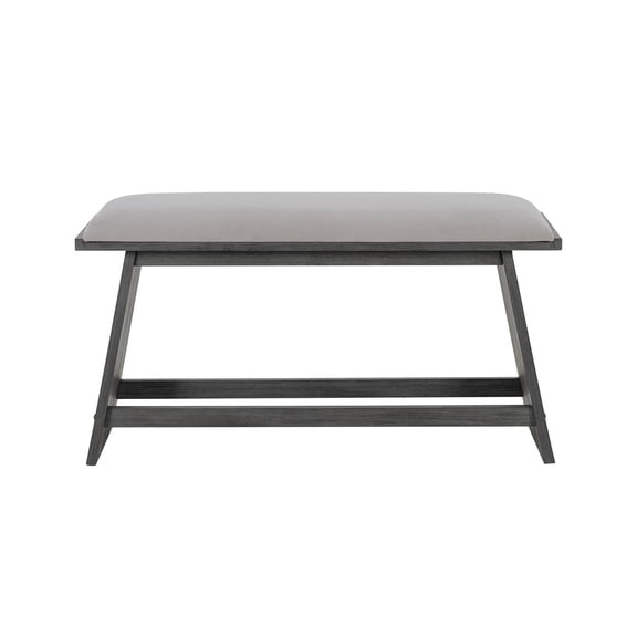 Dining Benches, Jasmine Grey Bar bench, Gray Dining Benches With Storage,Solid Wood Mdf Wooden Dining Benches, Furniture Dining Furniture Benches Jasmine Grey Bar bench