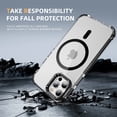 thumbnail image 5 of Allytechgroup Clear Magnetic Case for Apple iPhone 15 Plus, Camera Lens Kickstand Compatible with Magsafe Slim Fit Drop Protection Shockproof Back Case Cover for iPhone 15 Plus, Black, 5 of 7