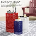 thumbnail image 7 of Tcbosik Outdoor Nesting Side Table Set of 3, Metal End Table for Patio, Garden, Backyard, Poolside, Blue & White & Red, 7 of 7
