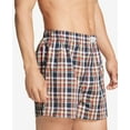 thumbnail image 3 of Tommy Hilfiger Men's 3 Pk Classic Printed Cotton Poplin Boxers Blue Size XL, 3 of 4