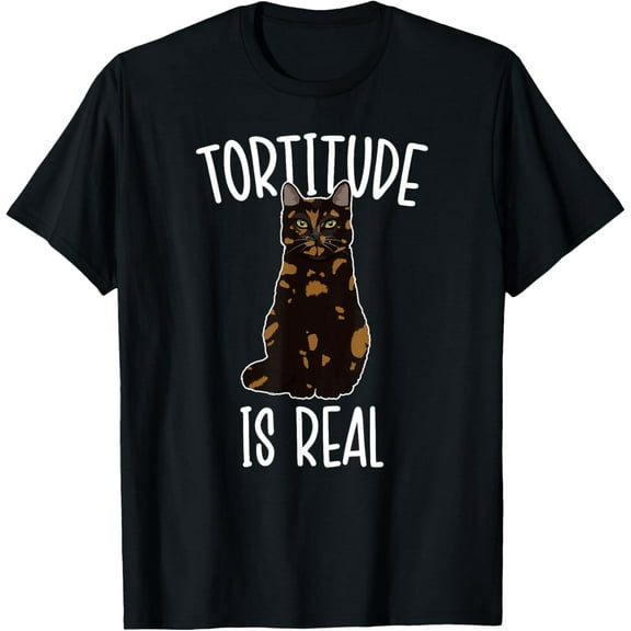 Sam Soft Tortitude Is Real Tortie Cat Owner Tortoiseshell Cat Lover T-Shirt