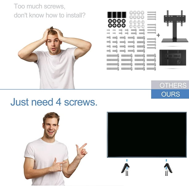 TV Base Stand for TCL Smart TV TV Stand Legs for 32 40 43 49 50