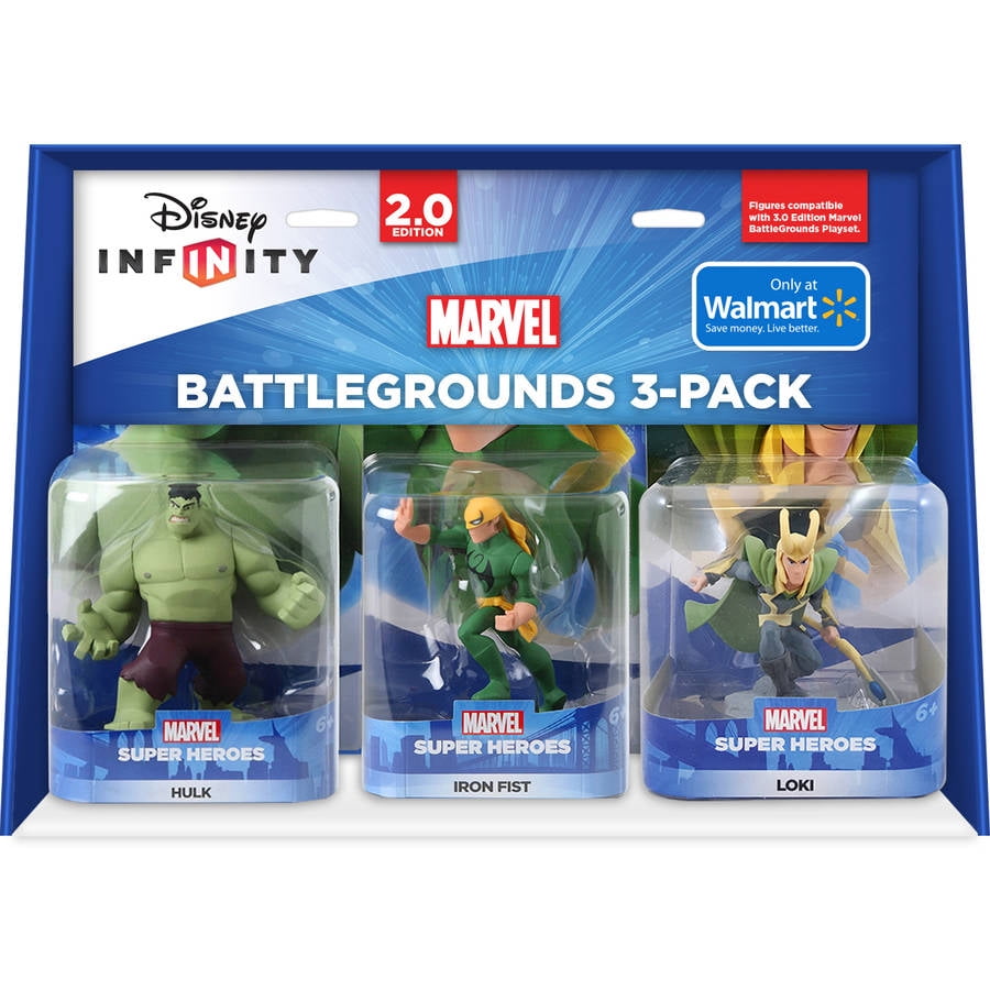 Disney Infinity 2.0 Marvel Battlegrounds 3Pack (Hulk, Iron Fist & Loki